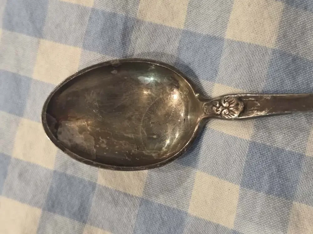 Vintage Silver Plated Ornate Scroll Spoon Tableware Flatware 60 Gr Hallmark
